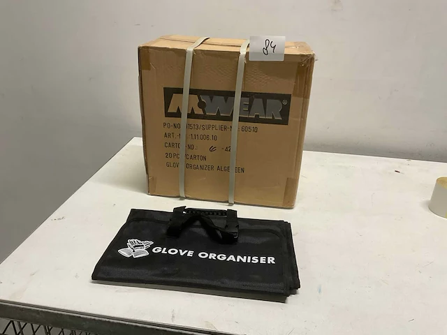 Mwear - set van 20 werkhandschoenen organizers - afbeelding 1 van  5