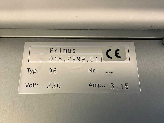 Mwg-biotech primus 96 plus thermocycler - afbeelding 7 van  7