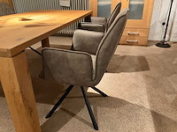 Mx draaibare eetkamerstoel (4x) - afbeelding 4 van  5