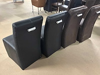 Mx sofa verrijdbare eetkamerstoel (4x) - afbeelding 10 van  11