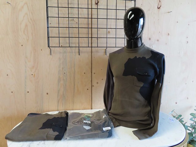 My brand - abstract camo knitted - trui (95x) - afbeelding 1 van  7