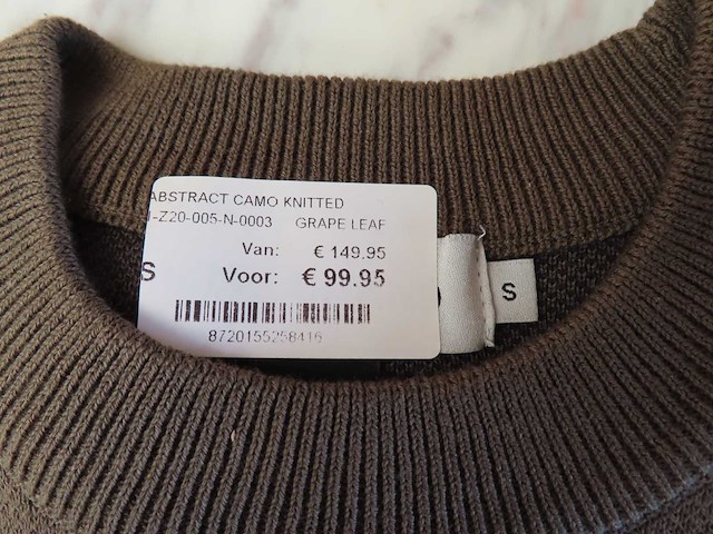 My brand - abstract camo knitted - trui (95x) - afbeelding 5 van  7