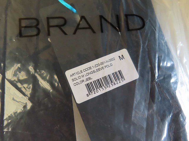 My brand - solid m longsleeve polo - trui (300x) - afbeelding 4 van  8