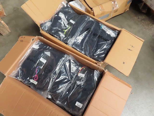 My brand - solid m longsleeve polo - trui (300x) - afbeelding 6 van  8
