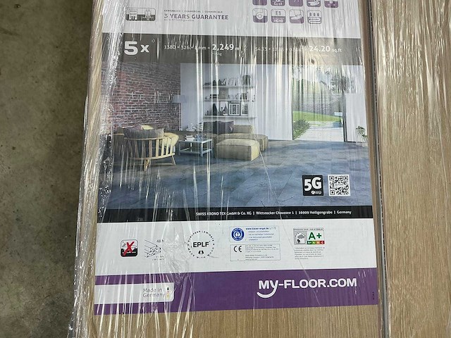 My floor - pavilion - zand eiken - laminaatvloer 71 m2 - afbeelding 3 van  4