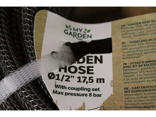 My garden tuinslang 17.5mtr incl. ferm koppelingen - afbeelding 5 van  5