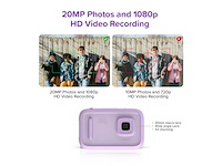 Myfirst camera 50 paars kindercamera ai video en muziek ar filters - afbeelding 4 van  5