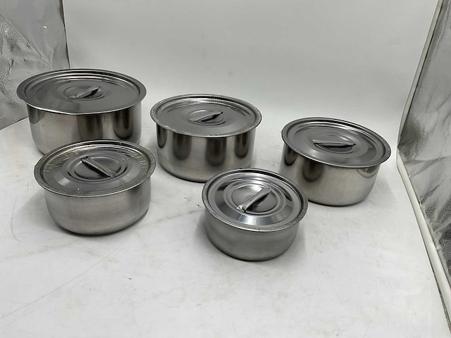 Myhome pannenset 5-delig (12x) - afbeelding 1 van  7