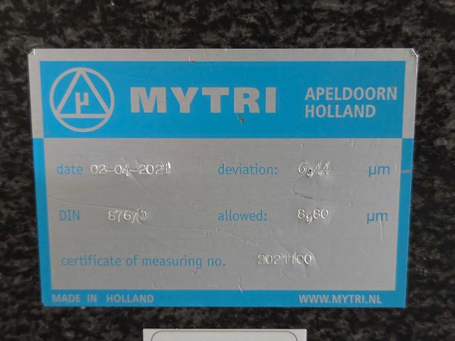 Mytri - 2021 - granieten vlakplaat - afbeelding 8 van  8