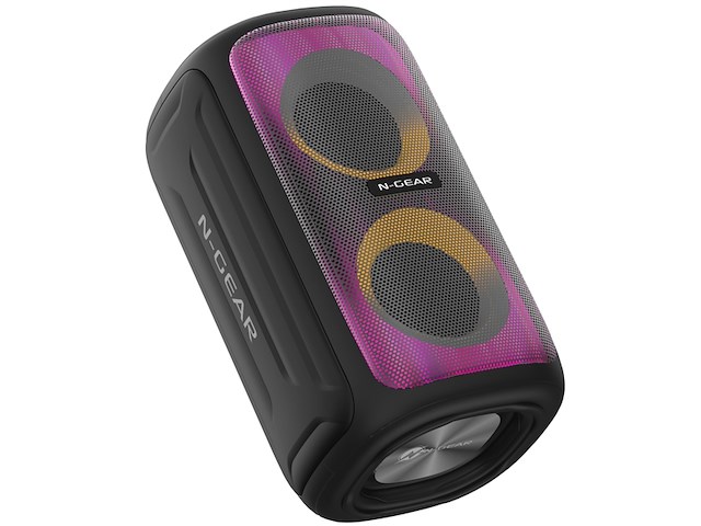 N-gear lgp juke 101 bluetooth speaker partybox waterproof zwart - afbeelding 1 van  6