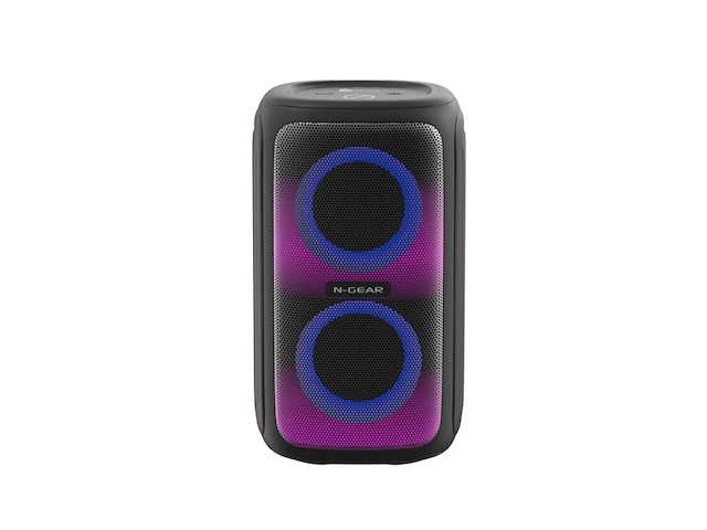 N-gear lgp juke 101 bluetooth speaker partybox waterproof zwart - afbeelding 2 van  6