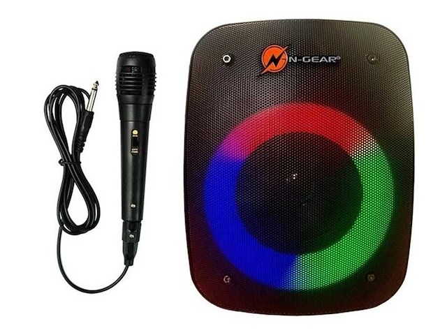 N-gear party karaoke speaker + microphone (22x) - afbeelding 1 van  3