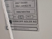 Naaimachine, durkopp adler, h867 classic - afbeelding 9 van  10