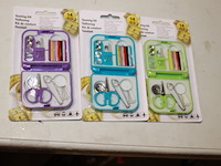 Naaiset op kaart set van 3 in krat b - afbeelding 1 van  3