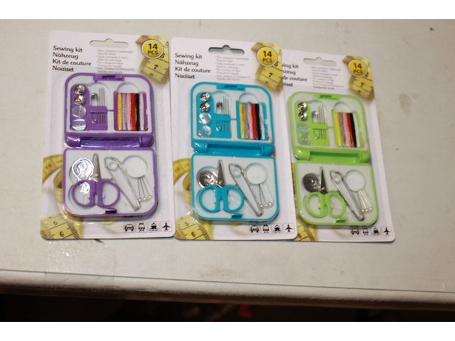 Naaiset op kaart set van 3 in krat b - afbeelding 3 van  3