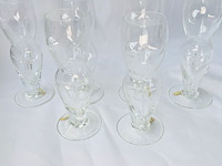 Naakte vrouwen glazen set - 6 borrelglazen - afbeelding 1 van  6