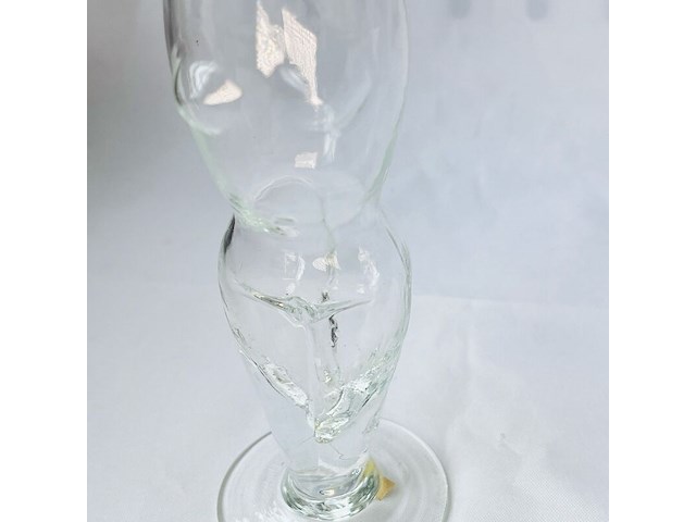 Naakte vrouwen glazen set - 6 borrelglazen - afbeelding 2 van  6