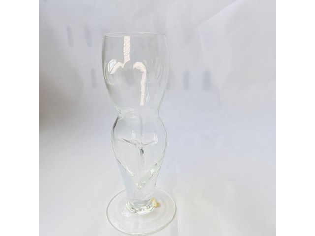 Naakte vrouwen glazen set - 6 borrelglazen - afbeelding 3 van  6