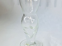 Naakte vrouwen glazen set - 6 borrelglazen - afbeelding 4 van  6