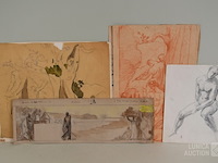 Naaktstudies/schetsen - afbeelding 1 van  13