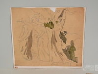 Naaktstudies/schetsen - afbeelding 6 van  13