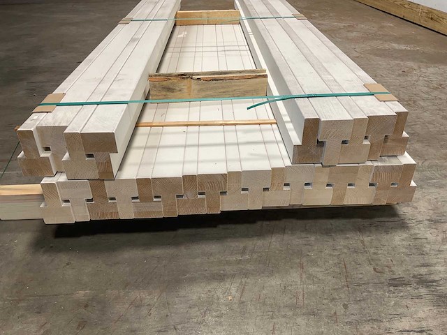 Naaldhout kozijn profiel-b binnendraaiend - 200x11x6,6 cm (16x) - afbeelding 4 van  9