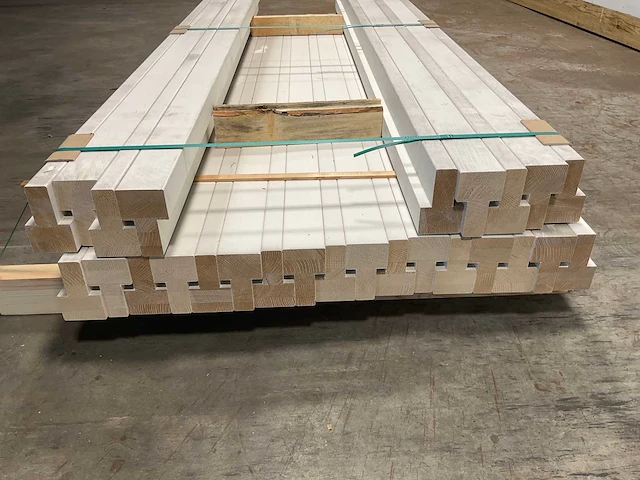 Naaldhout kozijn profiel-b binnendraaiend - 200x11x6,6 cm (16x) - afbeelding 4 van  9