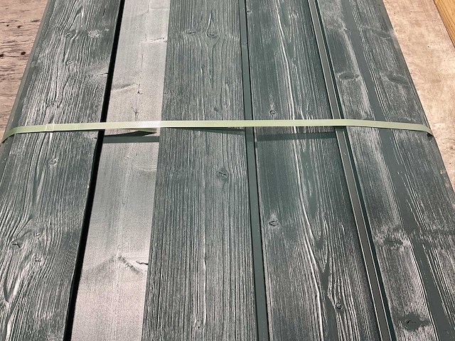 Naaldhout thermo rabat halfhouts groen - 300x18,5x1,9 cm (63x) - afbeelding 3 van  6