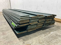 Naaldhout thermo rabat halfhouts groen - 300x18,5x1,9 cm (63x) - afbeelding 5 van  7