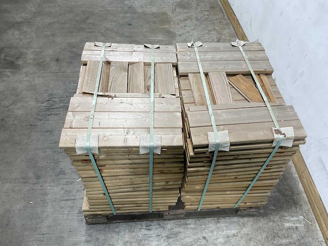 Naaldhouten balk geschaafd 30x100x540 mm - kdi bruin s4s r3 (314x) - afbeelding 3 van  5