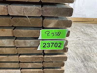 Naaldhouten balk geschaafd 30x100x540 mm - kdi bruin s4s r3 (314x) - afbeelding 1 van  1