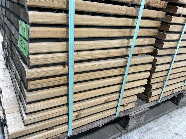 Naaldhouten balk geschaafd 30x100x540 mm - kdi bruin s4s r3 (314x) - afbeelding 3 van  7