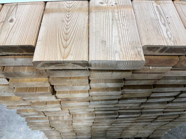 Naaldhouten balk geschaafd 30x100x540 mm - kdi bruin s4s r3 (384x) - afbeelding 2 van  4