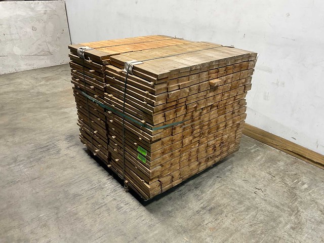 Naaldhouten balk geschaafd 30x100x540 mm - kdi bruin s4s r3 (616x) - afbeelding 4 van  7