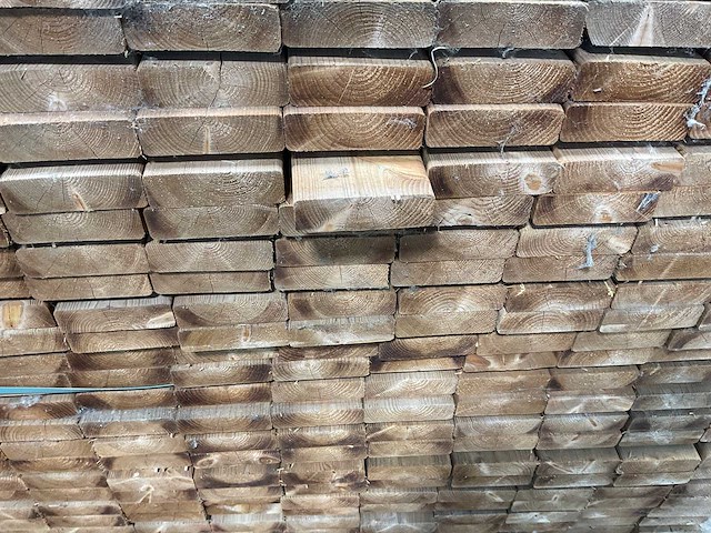 Naaldhouten balk geschaafd 30x100x540 mm - kdi bruin s4s r3 (616x) - afbeelding 4 van  6