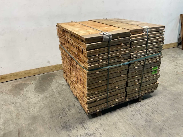 Naaldhouten balk geschaafd 30x100x540 mm - kdi bruin s4s r3 (616x) - afbeelding 2 van  7