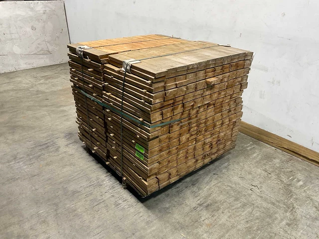 Naaldhouten balk geschaafd 30x100x540 mm - kdi bruin s4s r3 (616x) - afbeelding 4 van  7