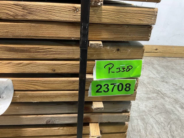 Naaldhouten balk geschaafd 30x100x600 mm - kdi bruin s4s r3 (288x) - afbeelding 7 van  7