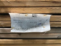Naaldhouten balk geschaafd 30x100x600 mm - kdi bruin s4s r3 (288x) - afbeelding 6 van  7