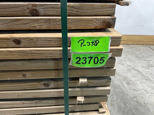 Naaldhouten balk geschaafd 30x100x600 mm - kdi bruin s4s r3 (308x) - afbeelding 3 van  3