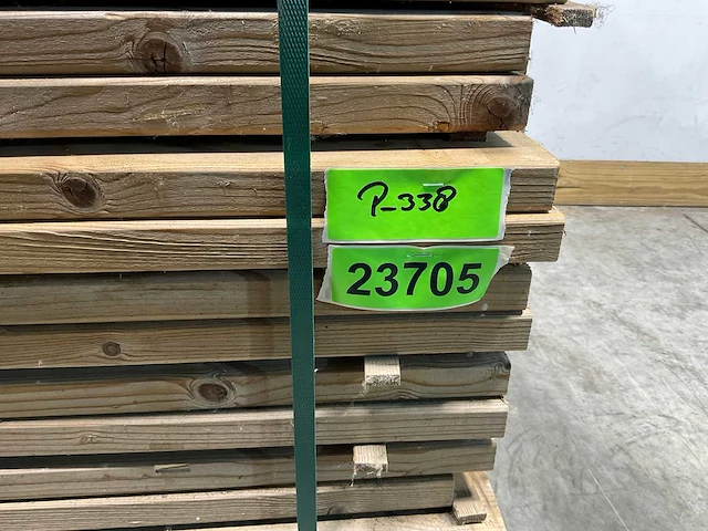Naaldhouten balk geschaafd 30x100x600 mm - kdi bruin s4s r3 (308x) - afbeelding 7 van  7