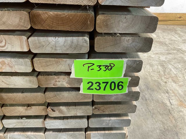 Naaldhouten balk geschaafd 30x100x600 mm - kdi bruin s4s r3 (368x) - afbeelding 6 van  6