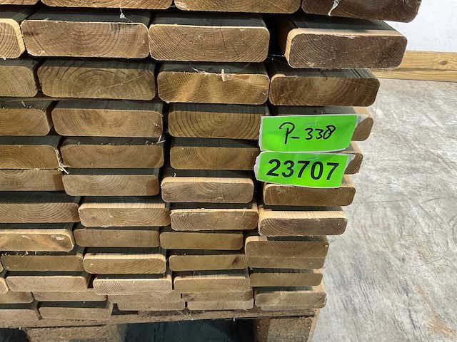 Naaldhouten balk geschaafd 30x100x600 mm - kdi bruin s4s r3 (384x) - afbeelding 6 van  7