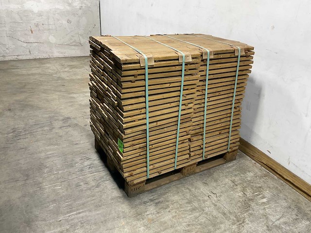 Naaldhouten balk geschaafd 30x100x600 mm - kdi bruin s4s r3 (384x) - afbeelding 1 van  4