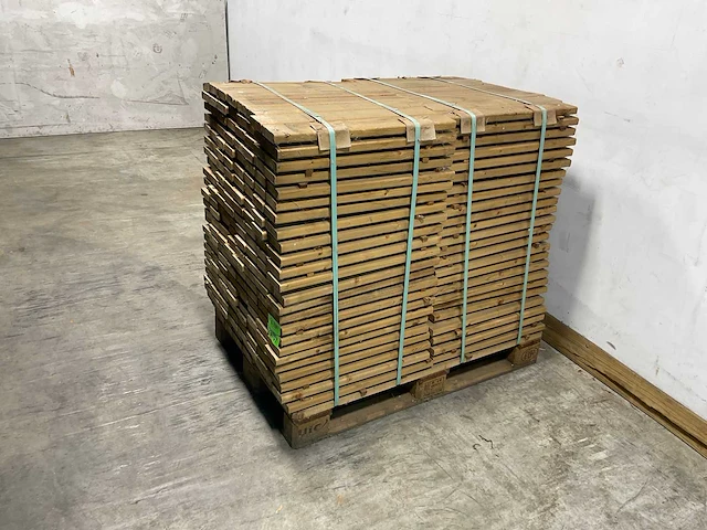 Naaldhouten balk geschaafd 30x100x600 mm - kdi bruin s4s r3 (384x) - afbeelding 1 van  7