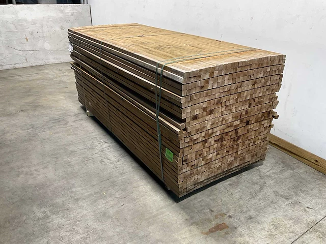Naaldhouten balk geschaafd 35x35x2350 mm - kdi bruin s4s r3 (182x) - afbeelding 4 van  7