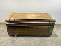 Naaldhouten balk geschaafd 35x35x2350 mm - kdi bruin s4s r3 (306x) - afbeelding 1 van  7