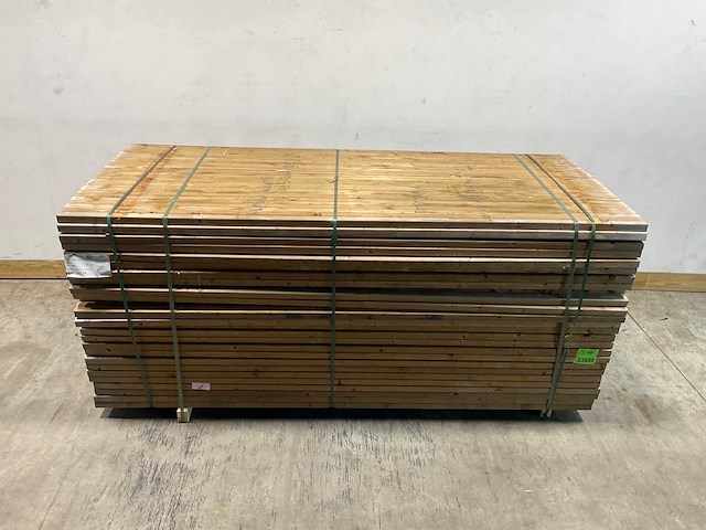 Naaldhouten balk geschaafd 35x35x2350 mm - kdi bruin s4s r3 (728x) - afbeelding 1 van  7