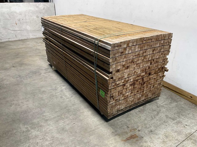 Naaldhouten balk geschaafd 35x35x2350 mm - kdi bruin s4s r3 (728x) - afbeelding 4 van  6