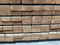 Naaldhouten balk geschaafd 37x80x2420 mm - kdi bruin s4s r3 (392x) - afbeelding 3 van  6